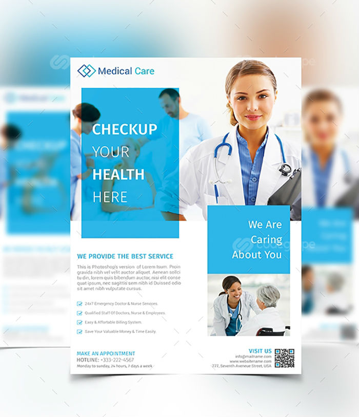 business flyers - medical dental flyer 1
