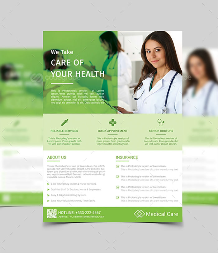 business flyers - medical dental flyer 2
