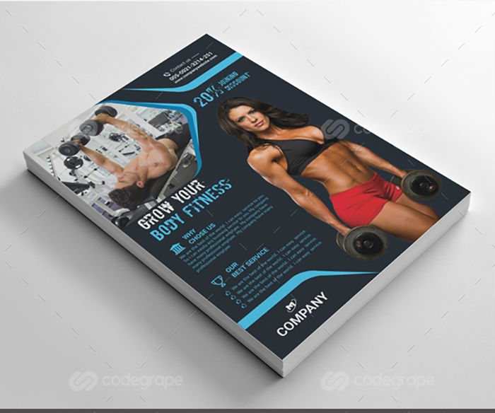 business flyers - gym fitness flyer 2